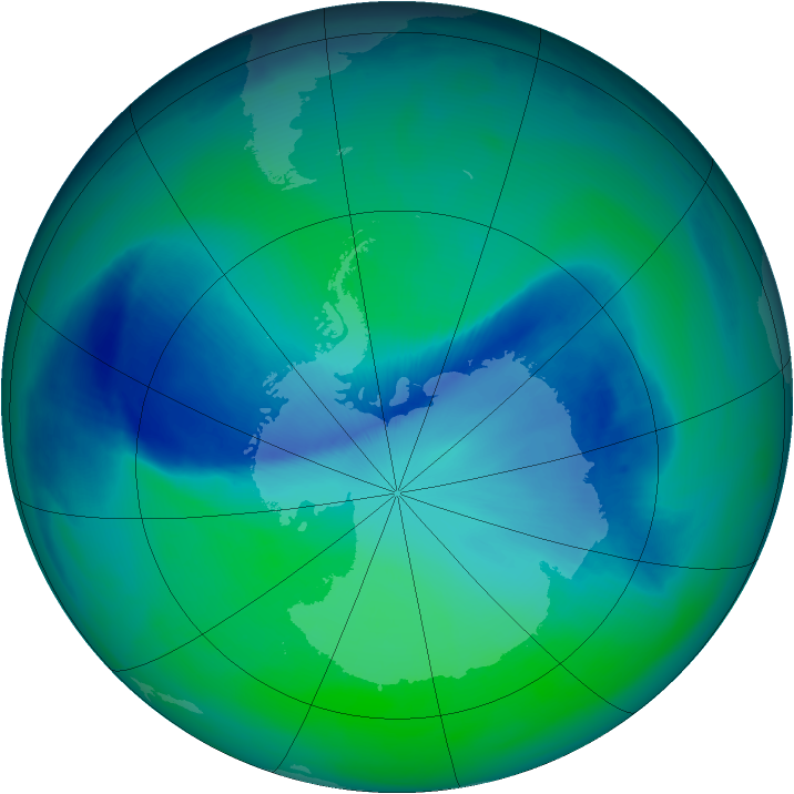 Ozone Map 2006-12-05